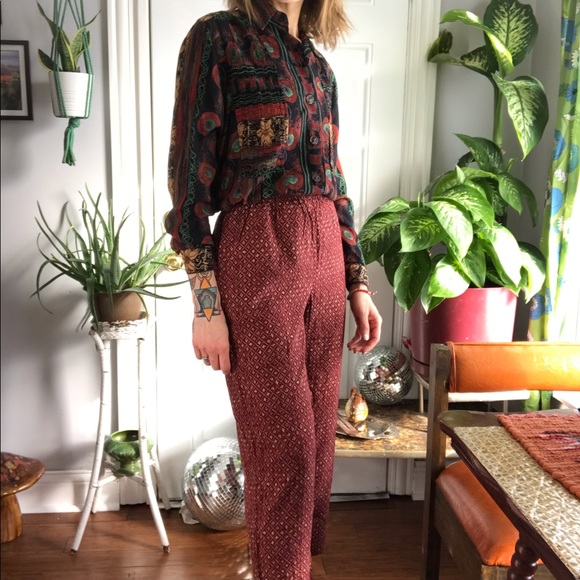 SOLD! patterned pant - Picture 2 of 5